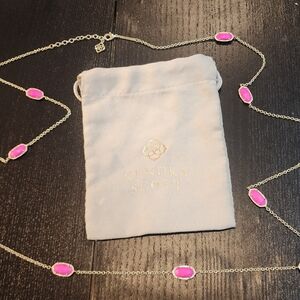Kendra Scott Fuchsia Gemstone Necklace